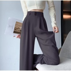 celana loosepants highwaist wanita korean style